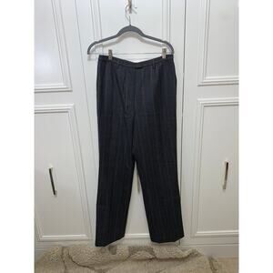 Pendleton Women's Gray Pinstripe Wool-Blend Dress Pants Size 6‎